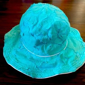 Women's Teal Sun Hat/Beach Hat
